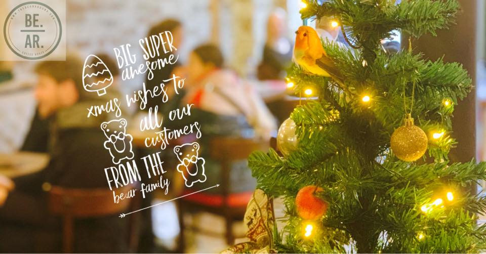 Merry Christmas from BE.AR. Bean Around Peterborough