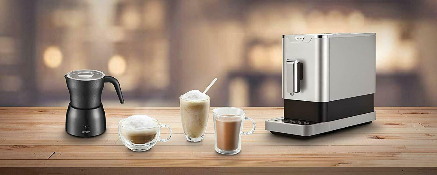 Bean to Cup Espresso Machine, Milk Frother + 500g Coffee