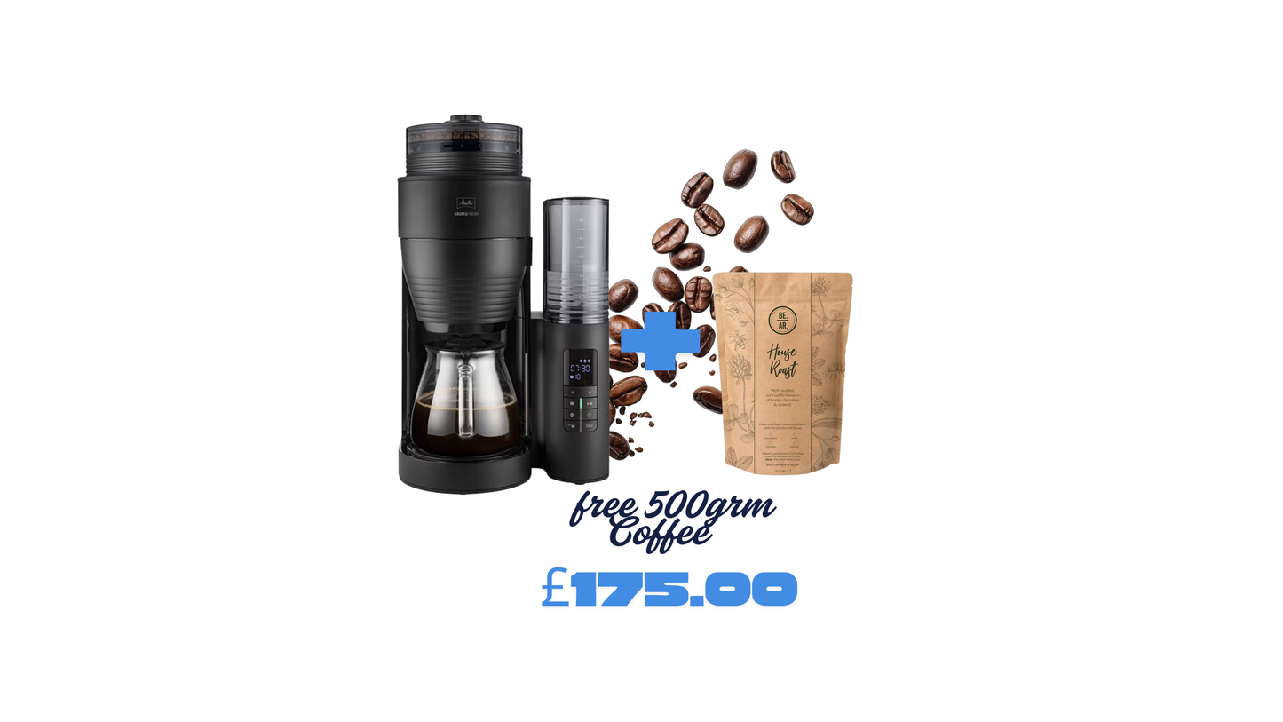 Melitta AromaFresh | Filter Coffee Machine with grinder    ** free 500g coffee with every order **